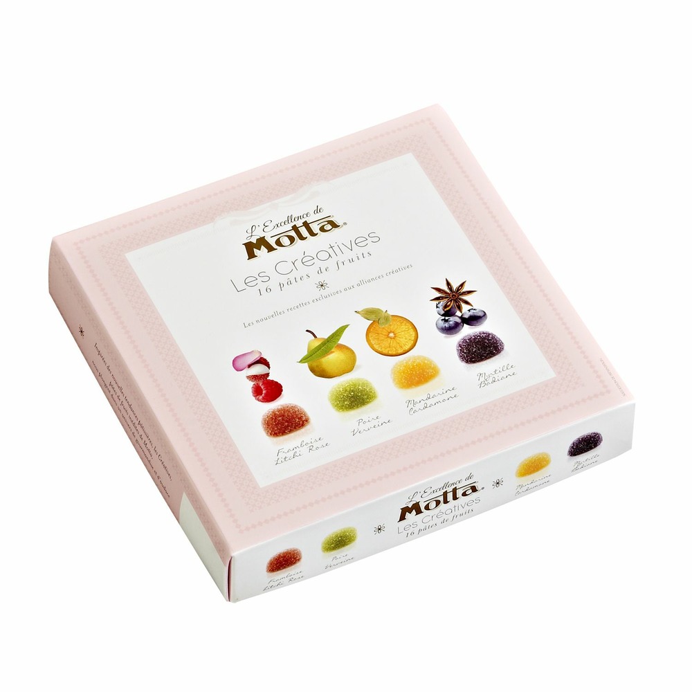 Coffret de pâtes de fruits excellence les créatives - motta
