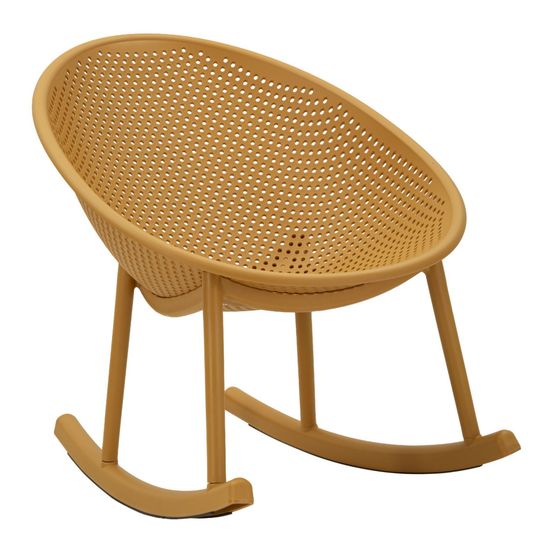 Chaise de jardin à bascule