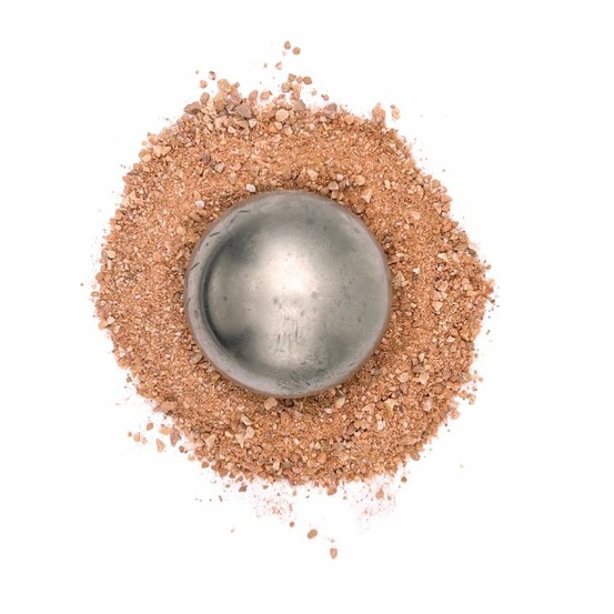 Pack 2 x big bag de 0,9m³ (+/- 2,6t ≃ 40m²) sable stabilisé rose de provence pour terrain de pétanque ø 0/4 mm - livraison premium