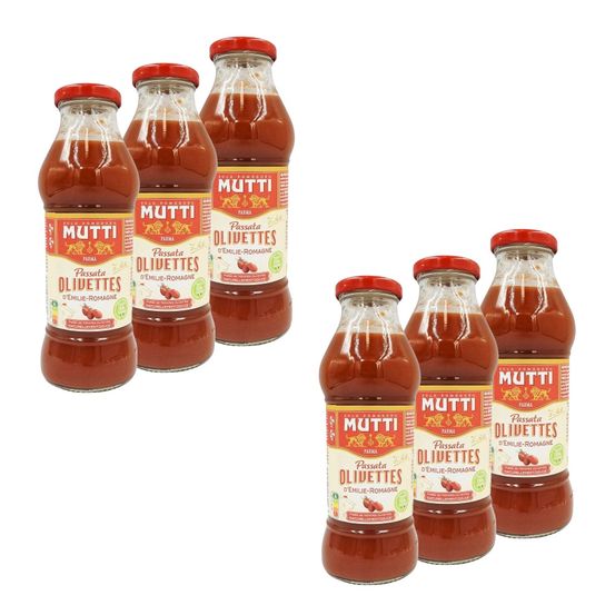 Purée de tomate passata olivettes d'emilie-romagne - mutti
