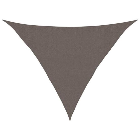 Voile d'ombrage 160 g/m² anthracite 3,5x3,5x4,9 m pehd