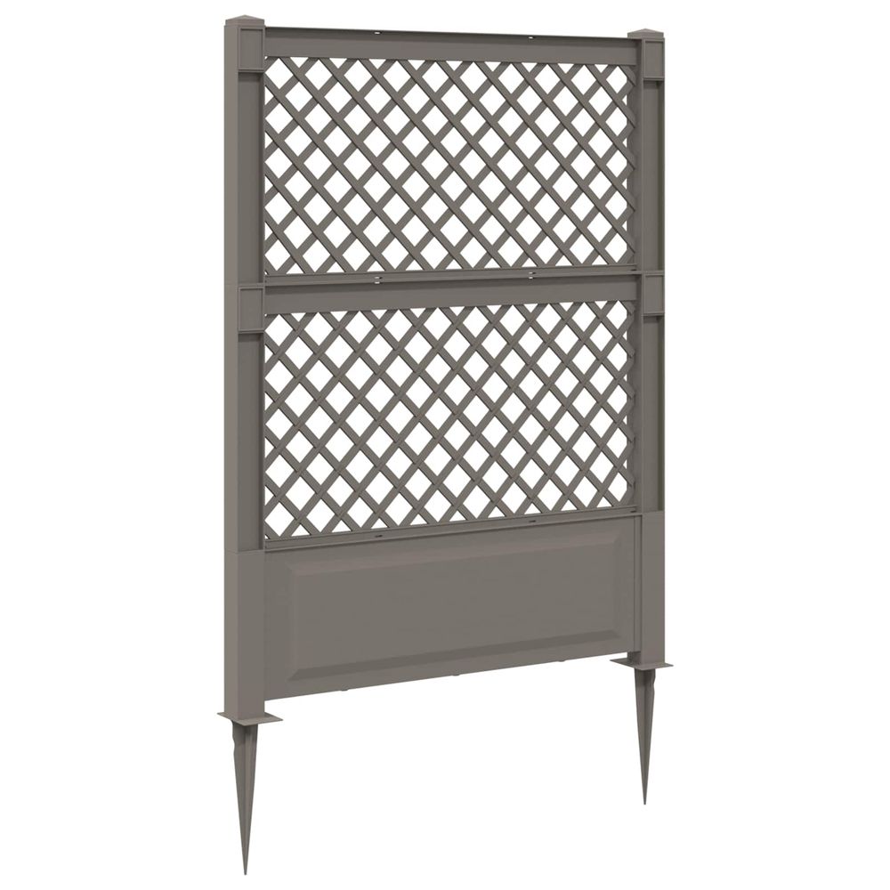 Trellis avec pique pp gris