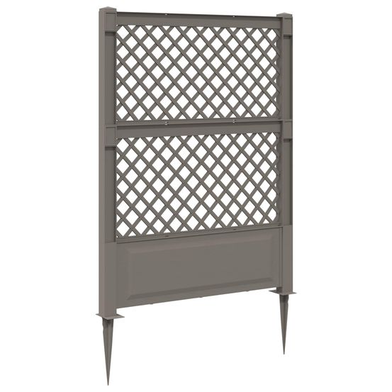 Trellis avec pique pp gris