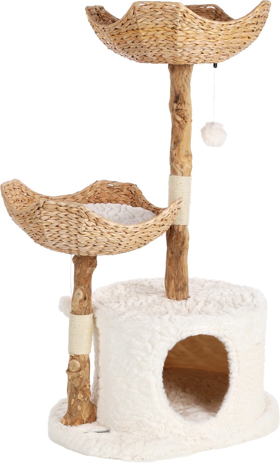 Arbre a chat moderne avec corde et panier
