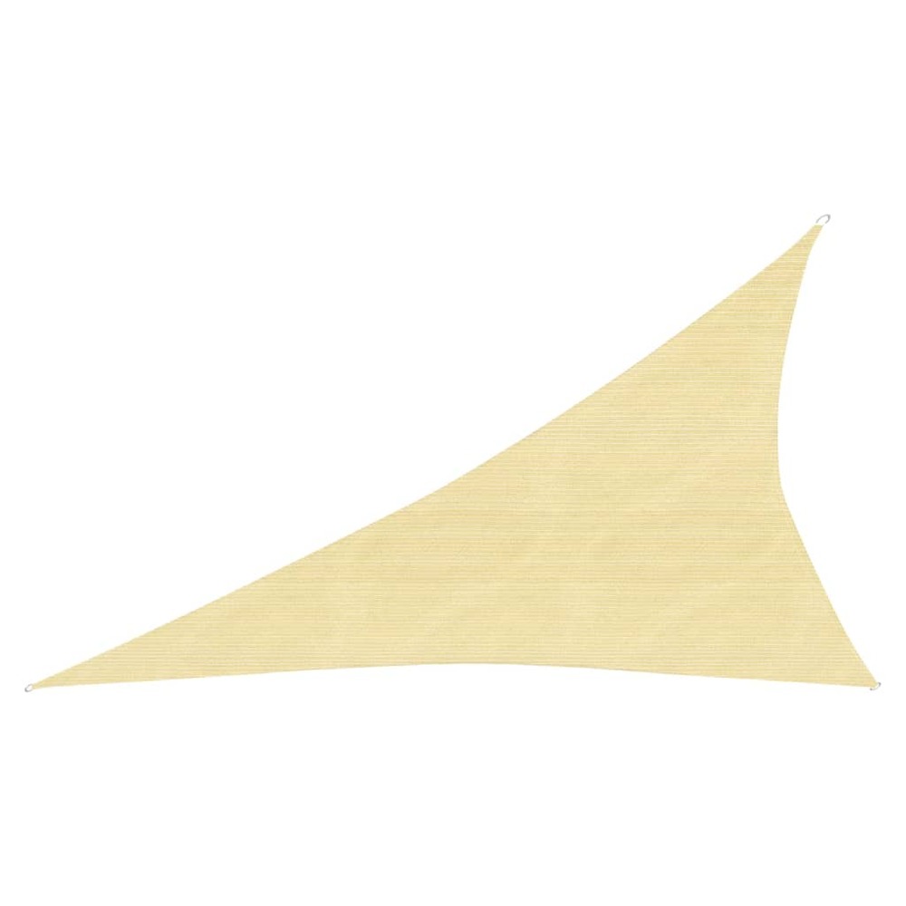 Voile d'ombrage 160 g/m²beige 4 x 5 x 6,8 m pehd