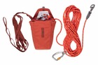 Système d'attache pour chien au camping knot-a-hitch™, avec corde kernmantle résistante. Couleur: red clay (rouge), taille unique