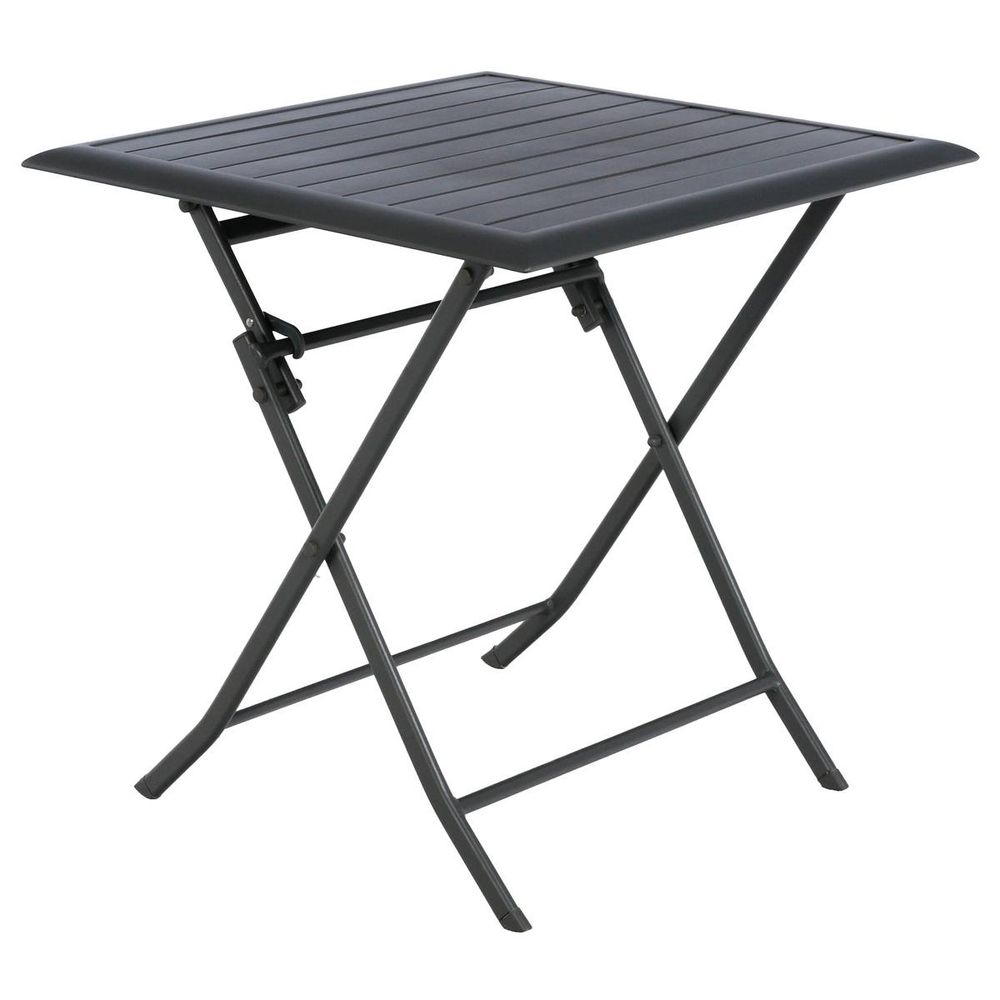 Table de jardin pliante carrée 