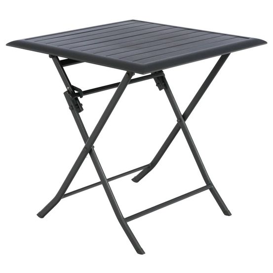 Table de jardin pliante carrée