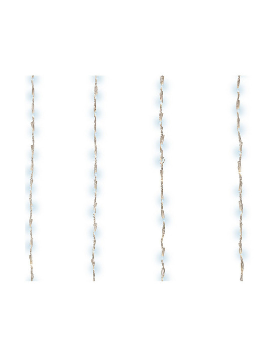 Rideau led balcon usage extérieur. Blanc lumière froide. 2x1m. 220 leds.