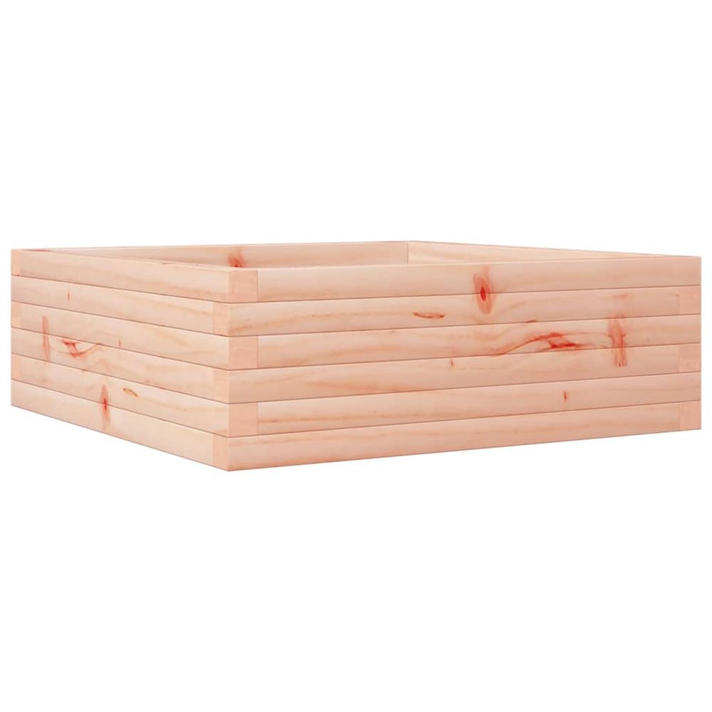 Jardinière d'extérieur 70x70x23 cm bois massif douglas