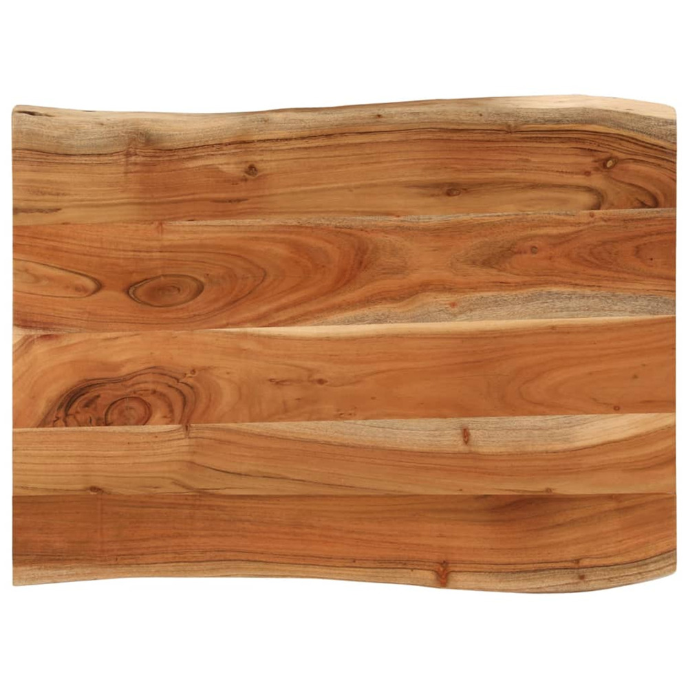 Dessus de table 90x60x3,8 cm rectangulaire bois massif d'acacia