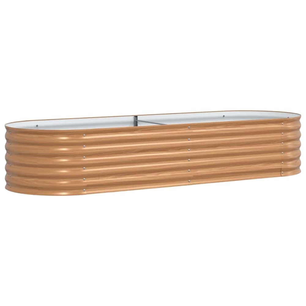 Lit surélevé marron 240 x 80 x 44 cm acier