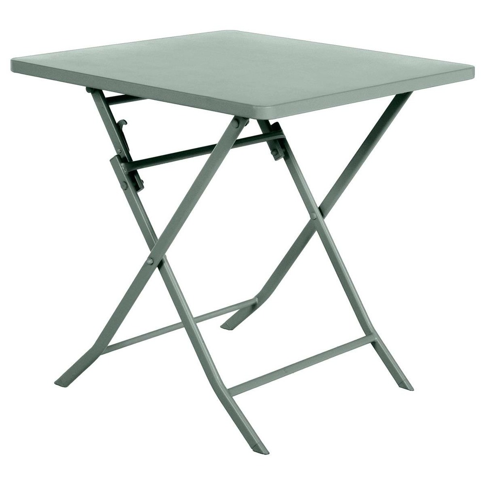 Table de jardin pliante carrée greensboro vert olive