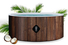 Coco bains piscine Hawaï - 180cm de diamètre - 1200litres - imitation bois véritable