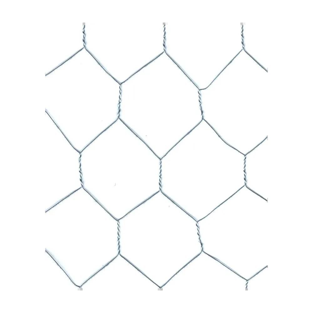Grillage galvanisé maille hexagonale 50 mm h.0,5m 25m