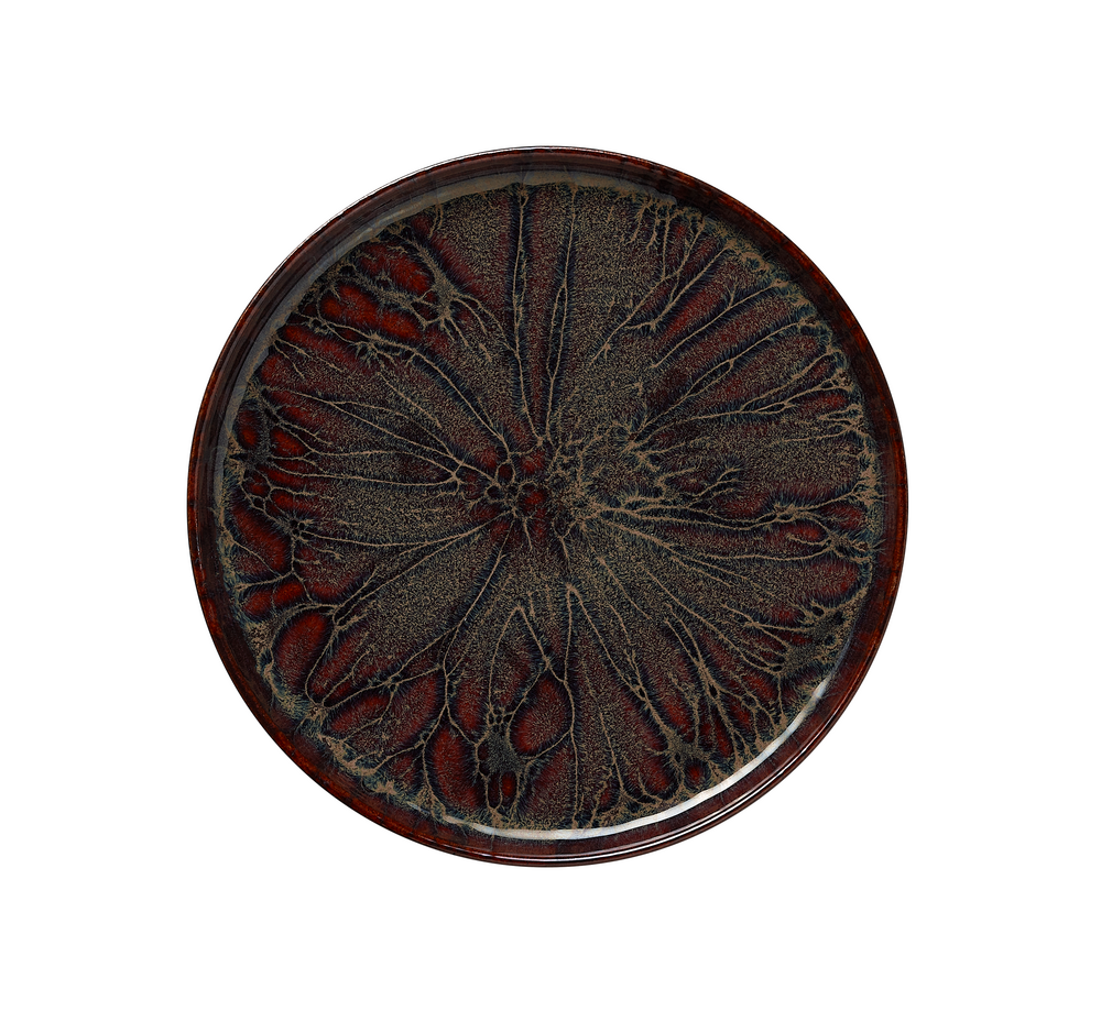 Lot de 6 assiettes en grès amazonie h 30 mm ø 280 mm - was germany