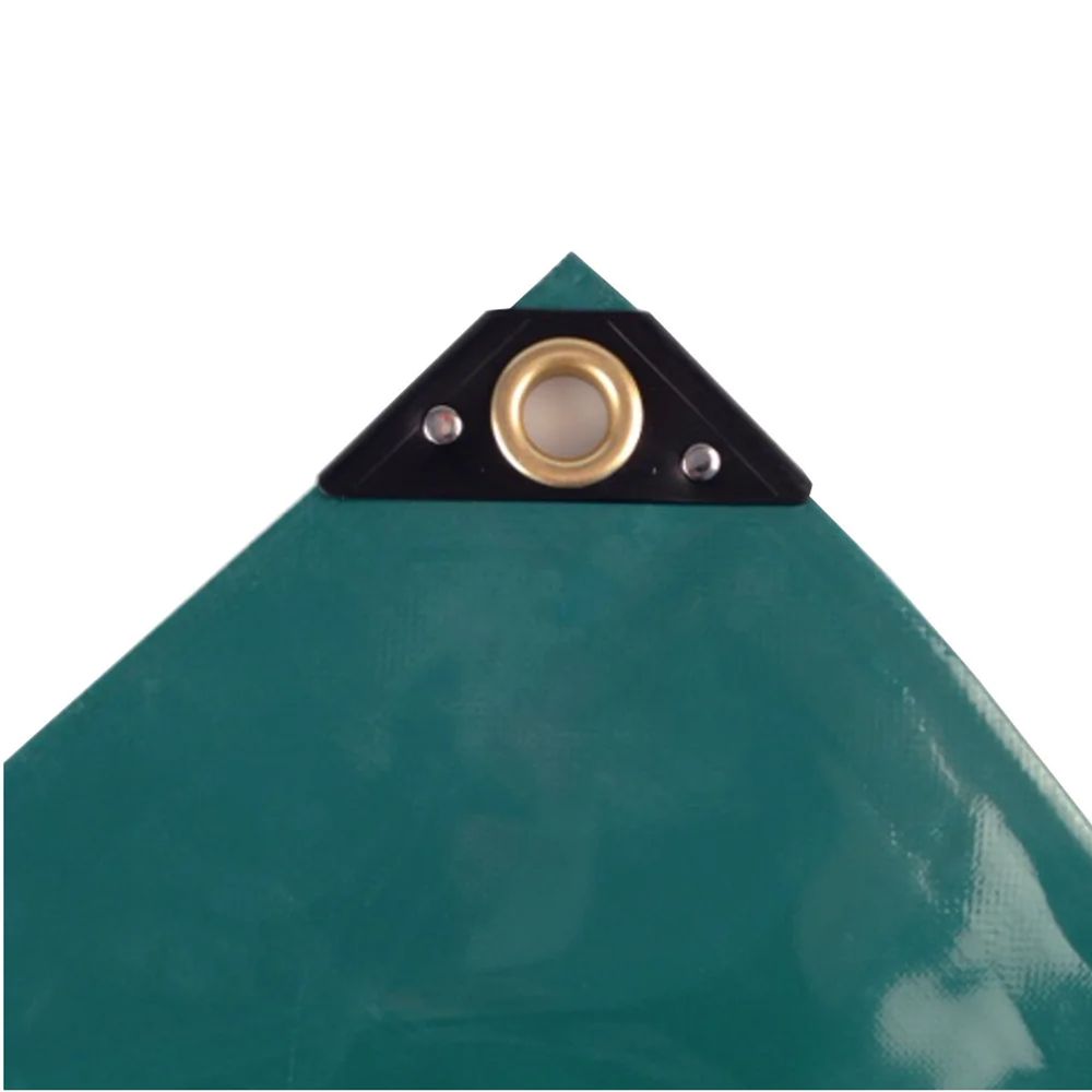 Bâche pvc verte 650g/m², bâche de protection étanche et résistante, 5 x 8m (40m²)
