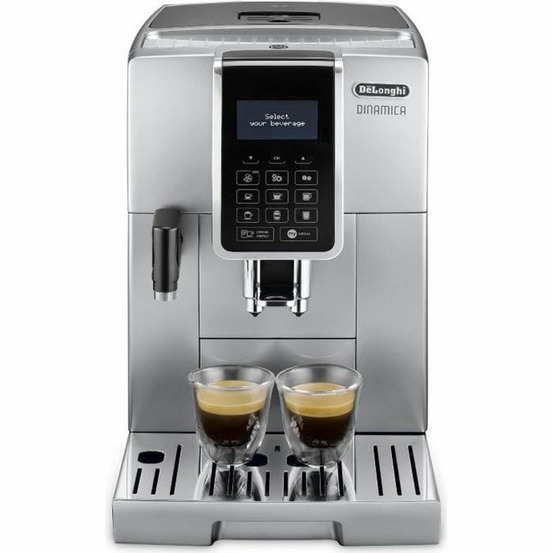 Machine à café expresso avec broyeur 1.8 litres - capacité réservoir 300g - argent