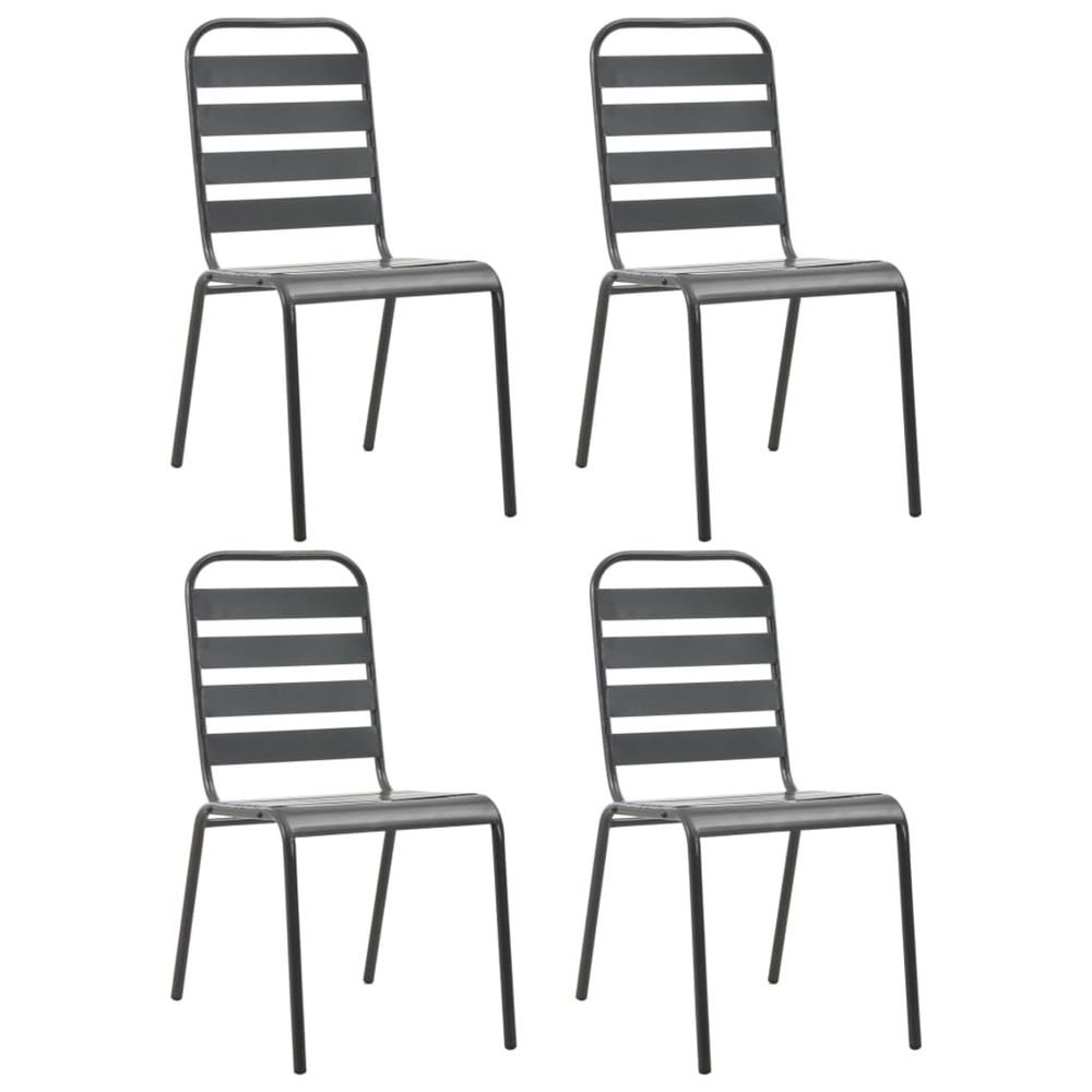 Chaises d'extÃ©rieur 4 pcs Design Ã 