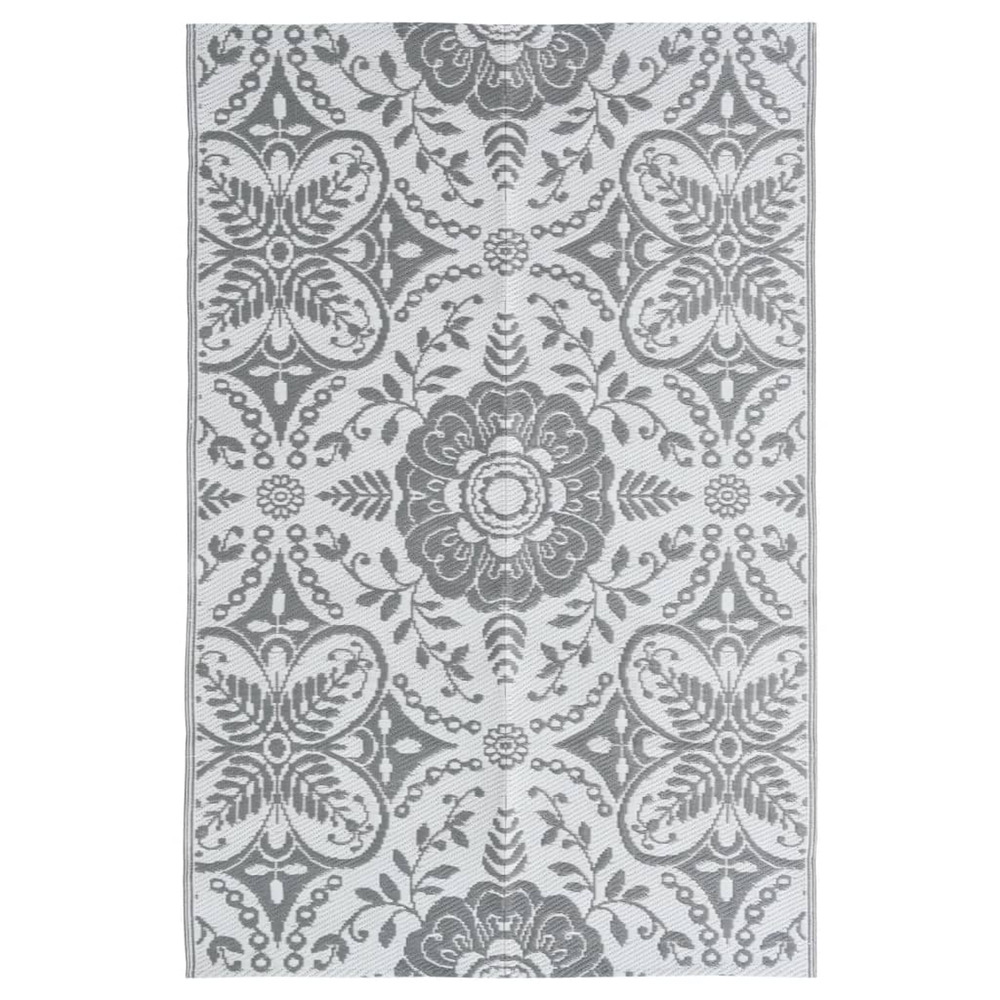 Tapis d'extérieur arakil gris clair 190x290 cm pp