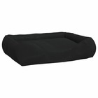 Coussin avec oreillers pour chien noir 75x58x18 cm tissu oxford