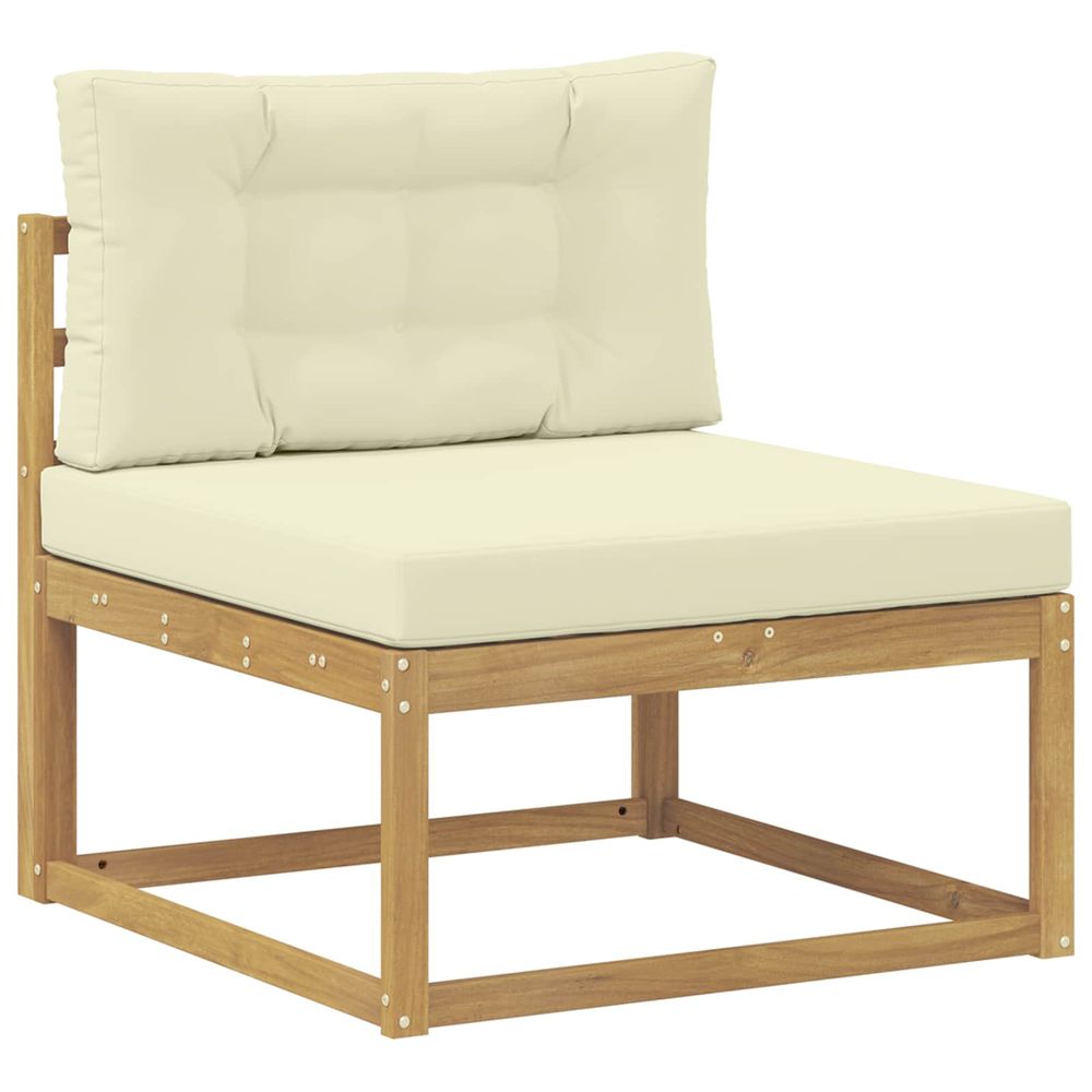 Sofa de milieu extérieur polyester blanc
