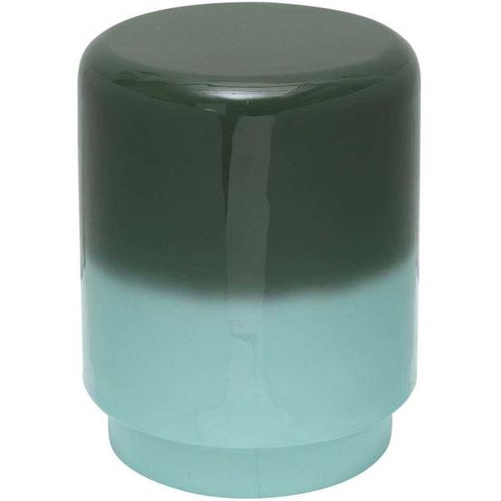 Tabouret en métal bicolore borrar jade
