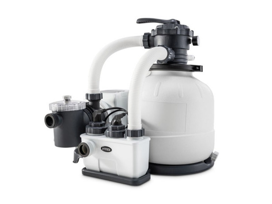 Combiné groupe de filtration à sable 6 m³/h + stérilisateur au sel qx2100