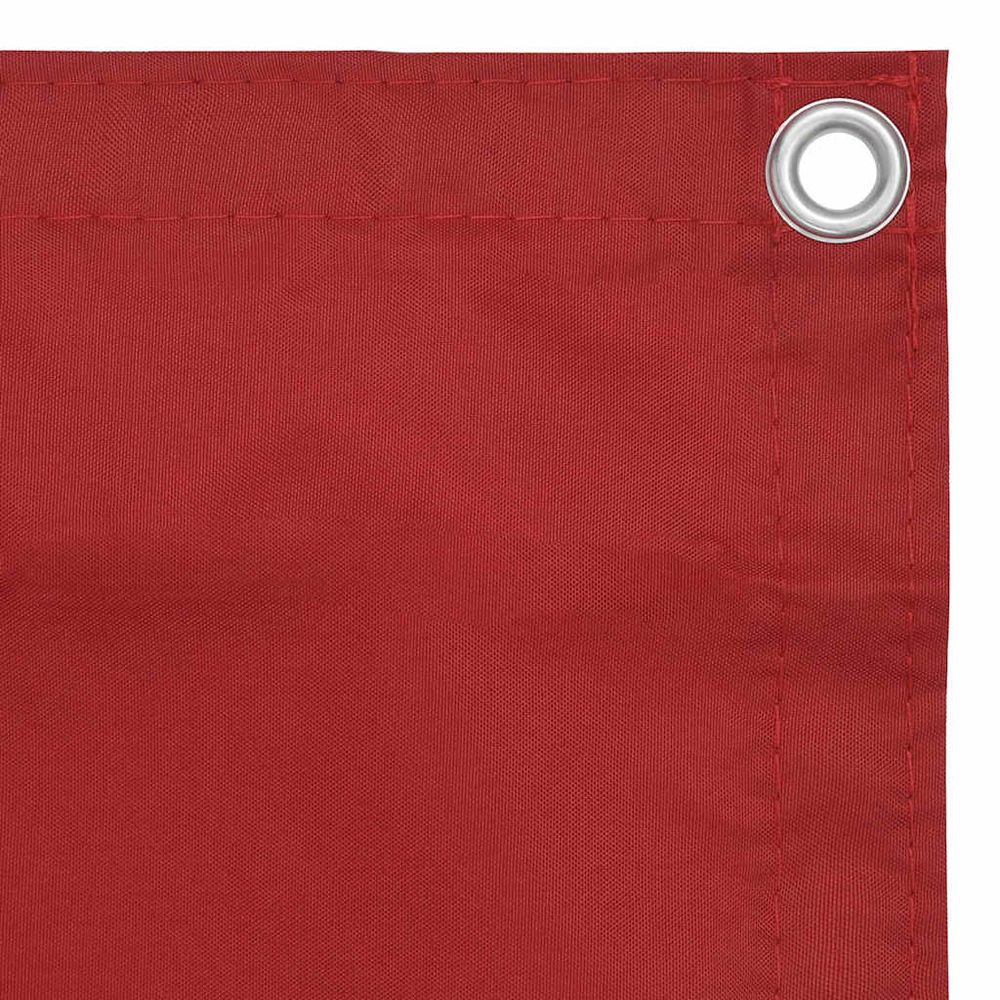 Écran de balcon rouge 120x400 cm tissu oxford