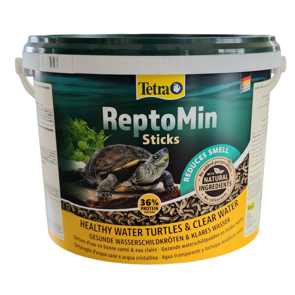 Reptomin sticks, 2.8 kg -10 litres aliment complet pour tortues aquatiques