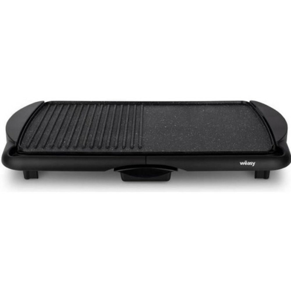 Plancha electrique - planche - sto52 - surface cuisson 52x27cm - température réglable - revetement anti-adhésif - 2000w