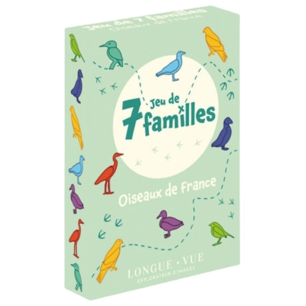 Oiseaux de france - jeu de cartes 7 familles