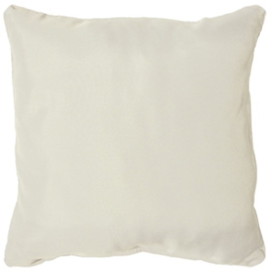Coussin passepoil 40 x 40 cm naturel