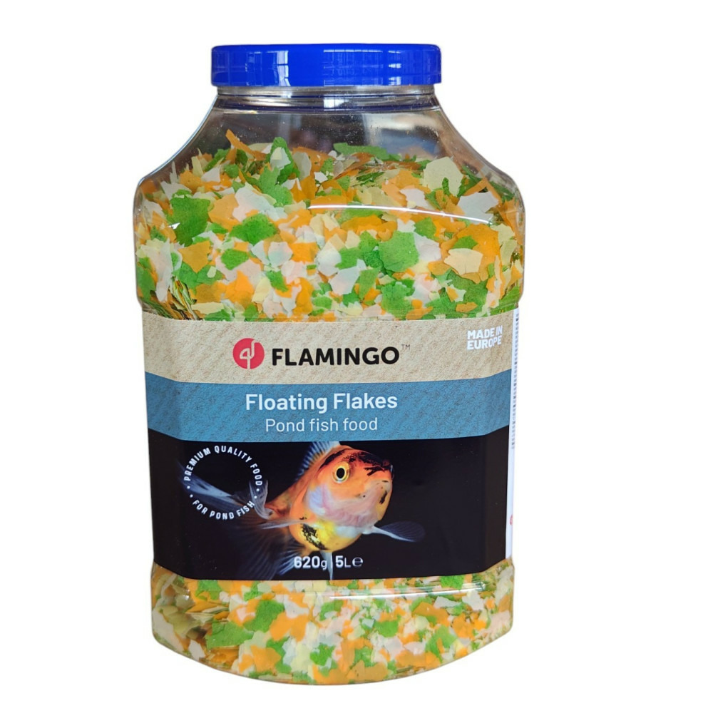 Nourriture pour poisson d'étang, en flocons 5 litres 620 g