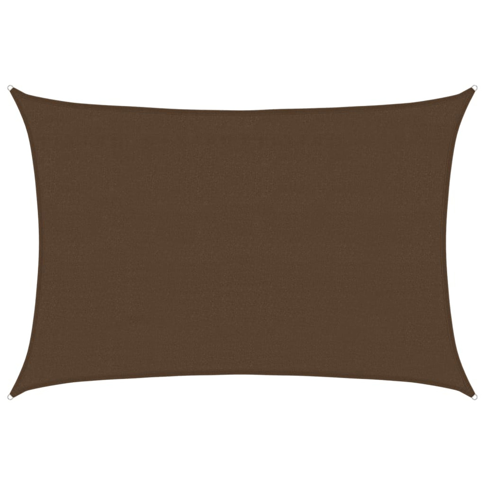 Voile d'ombrage 160 g/m² marron 4x5 m pehd