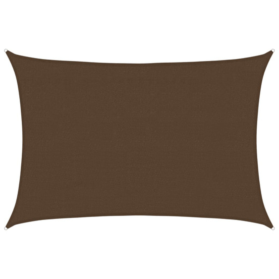 Voile d'ombrage 160 g/m² marron 4x5 m pehd