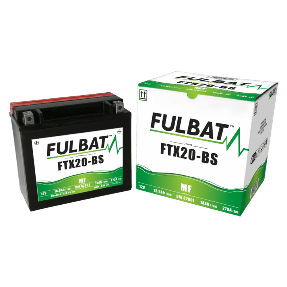Batterie ftx20-bs acide separe (fourni) 12v 18.9 ah 175-87-155 + / -