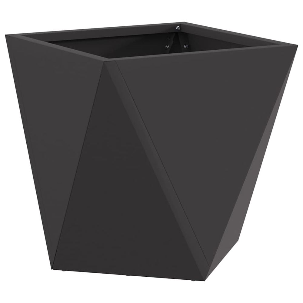 Jardinière noir 30 x 30 x 30 cm acier