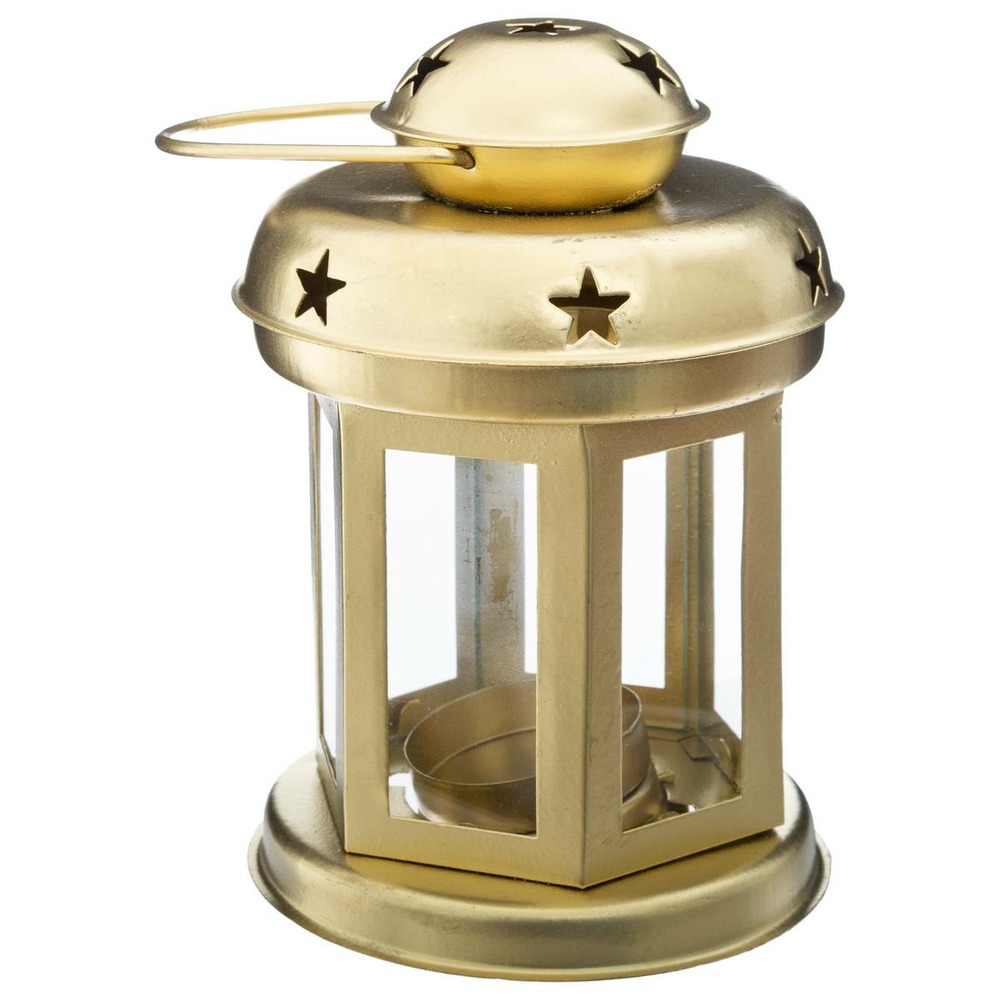 Lanterne métal en box palette assorti