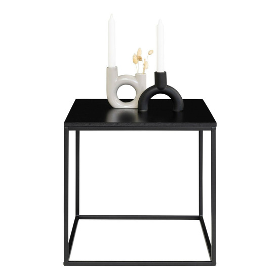 Table d'appoint noire 45 x 45 x 45 cm