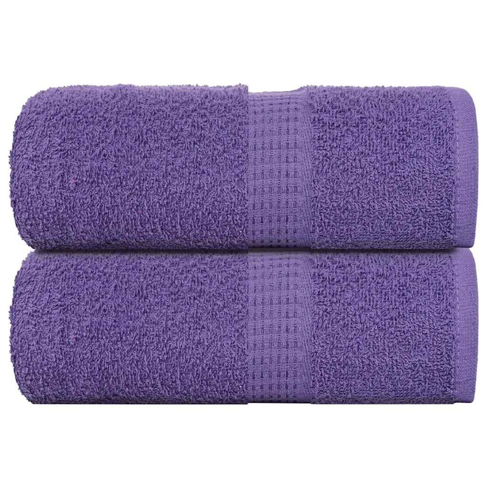 Serviettes de visage frogn 2 pcs violet 30x30 cm 360 g/m²