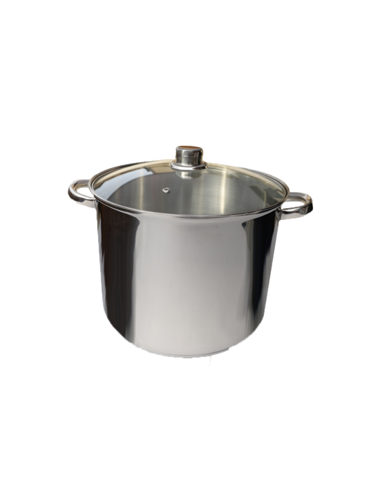 Traiteur inox + couvercle verre ø 28 cm - 14 l - le pratique