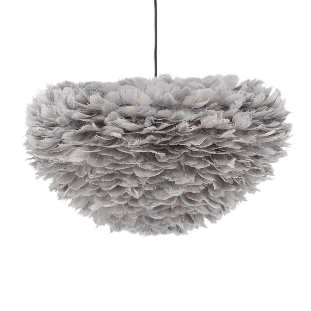 Lampe suspension en plume 