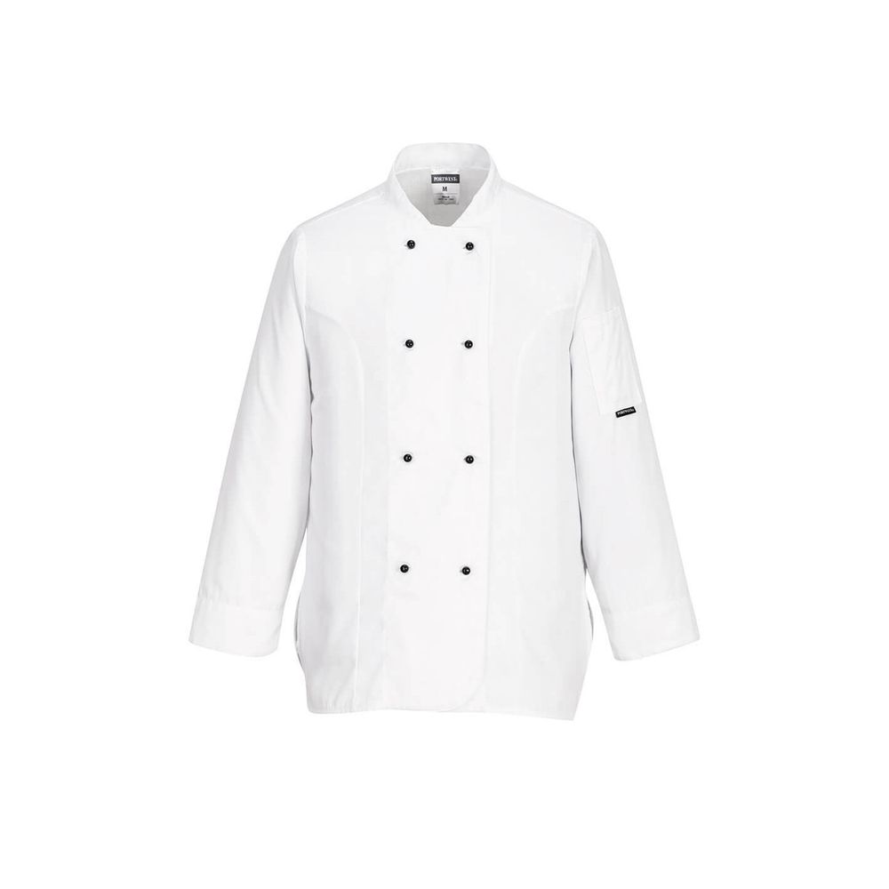 Veste de cuisine femme rachel couleur : blanc taille xxl - portwest