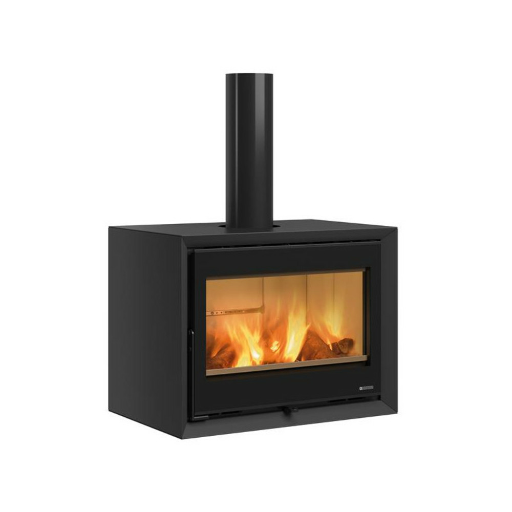 7115000-poele a bois - dante - noir nordica - dantenoir