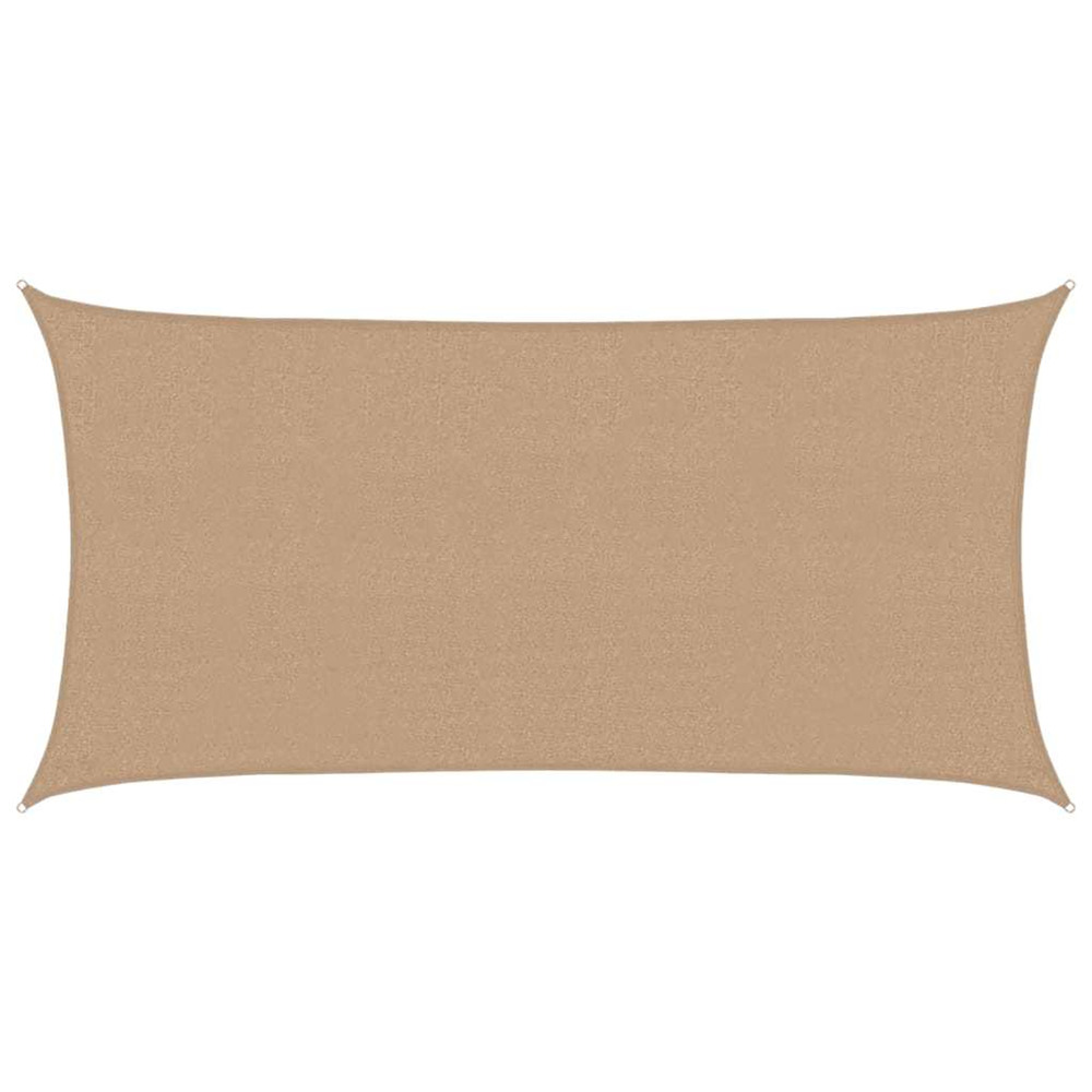 Voile d'ombrage 160 g/m² taupe 2,5x5 m pehd