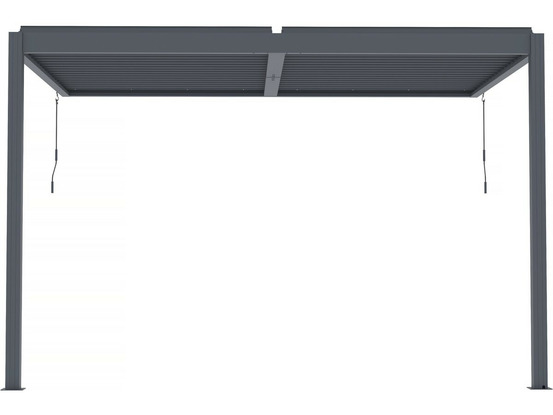 Pergola bioclimatique adossée avec led