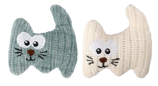 Lot de 2 jouets pour chat brella avec cataire