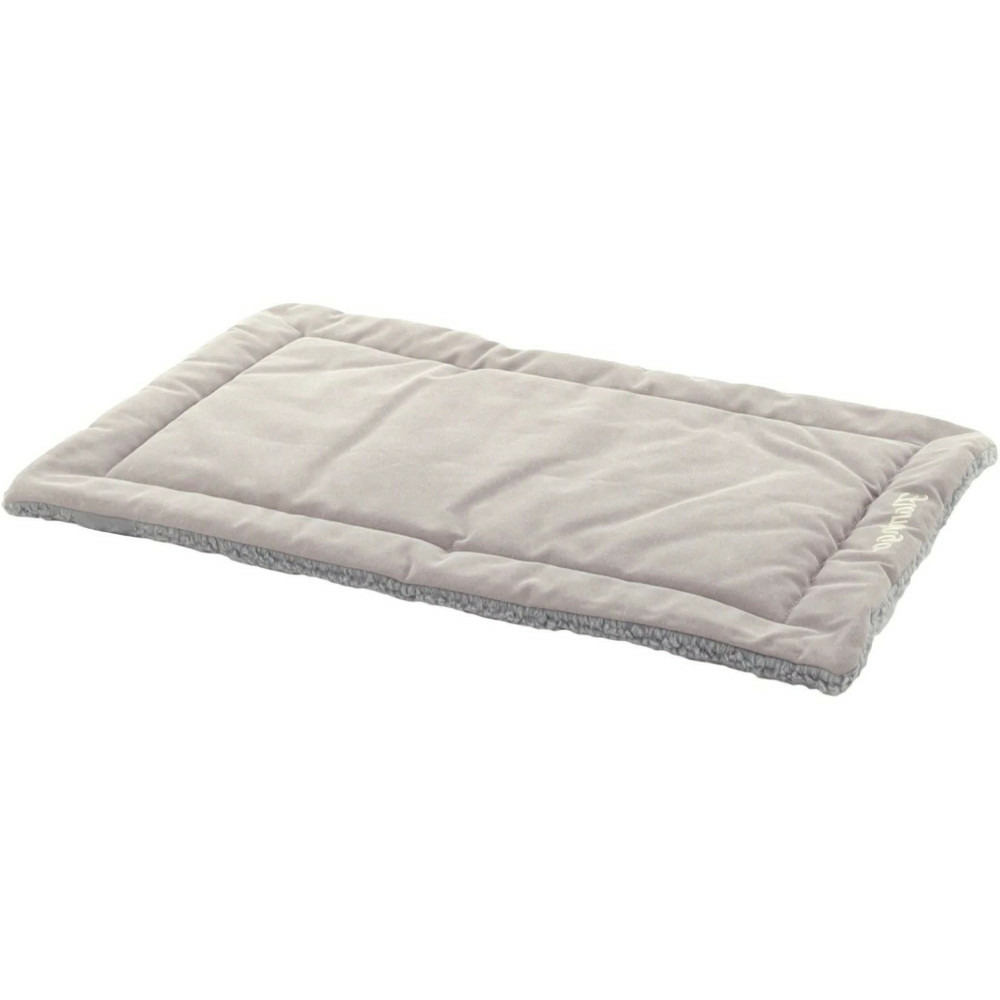 Coussin rectangle gris alisha, 70.5 x 41.5 x 2 cm, chien