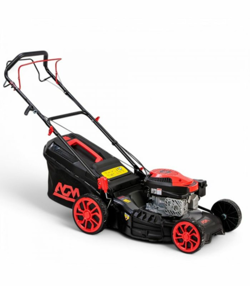 Tondeuse thermique tractée 53cm, 190cc, mulching bac - villager agm5324r